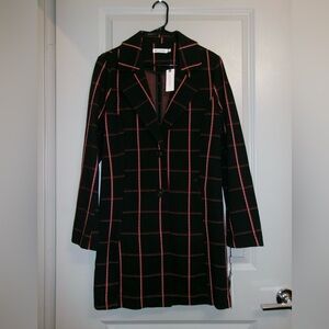 Avec Les Filles Plaid Coat